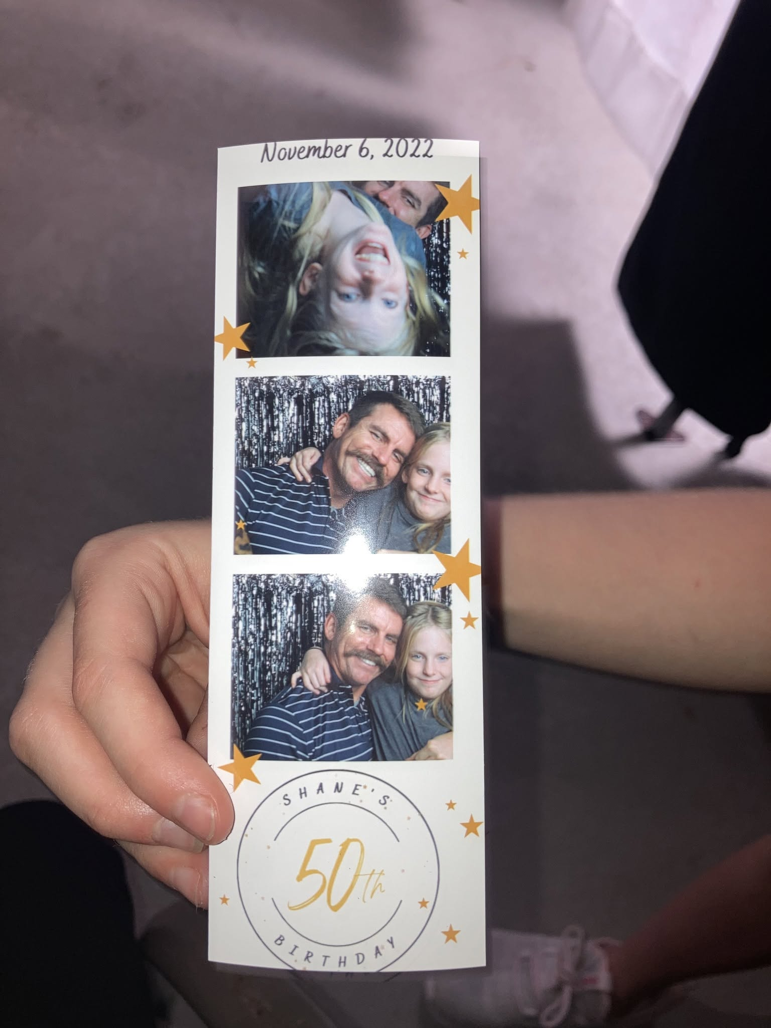 Family photo strip