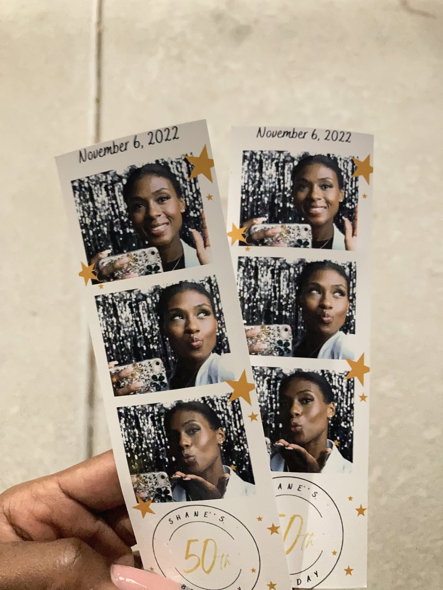 Custom photo strip